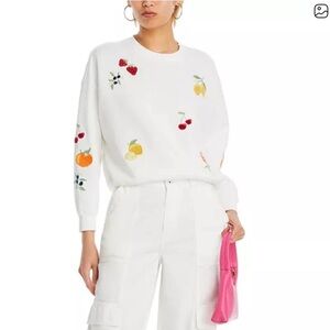 Aqua White Women's Pullover